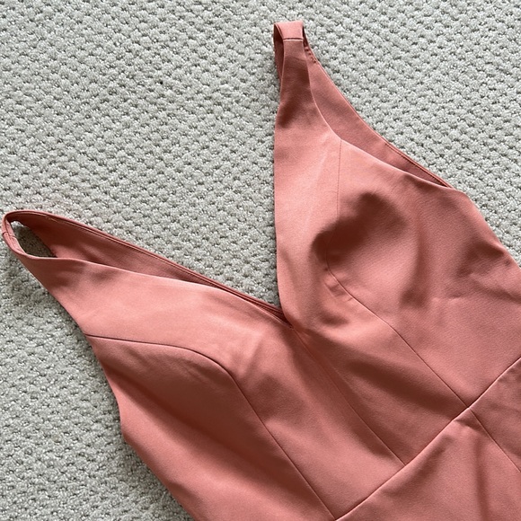 Jenny Yoo Coral Bridesmaid Dress - Picture 3 of 6